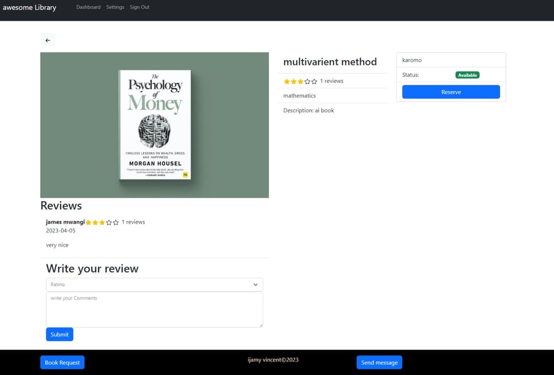 Library Feedback Management System